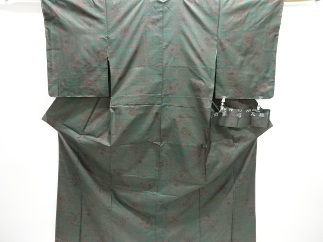 Japanese Kimono / Tsumugi Omeshi Silk